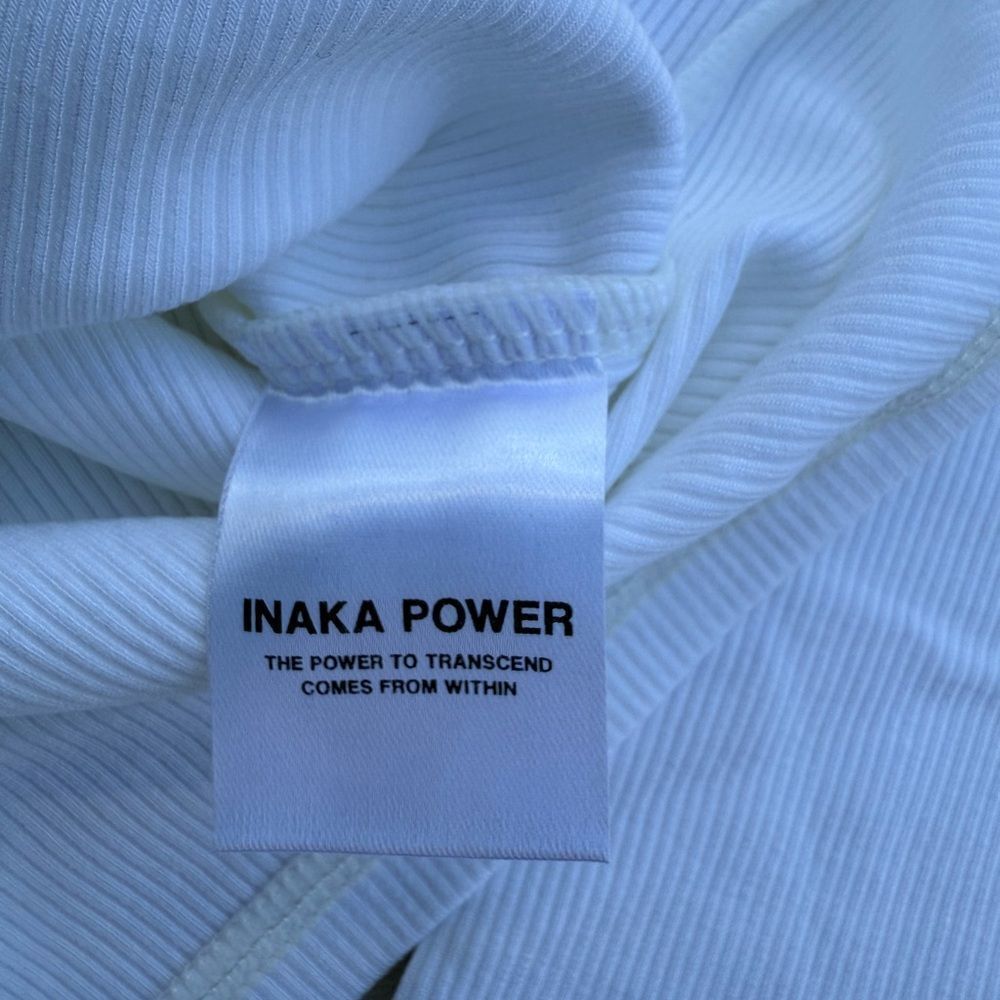 Inaka Basic Ribbed LS White Small NWT IN PACKAGE - Picture 8 of 9